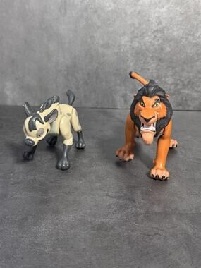 Disney Lion King Scar And Hyena Action Figures Articulated Villains